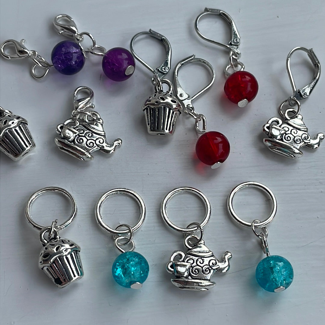 Afternoon Tea Stitch Marker Set