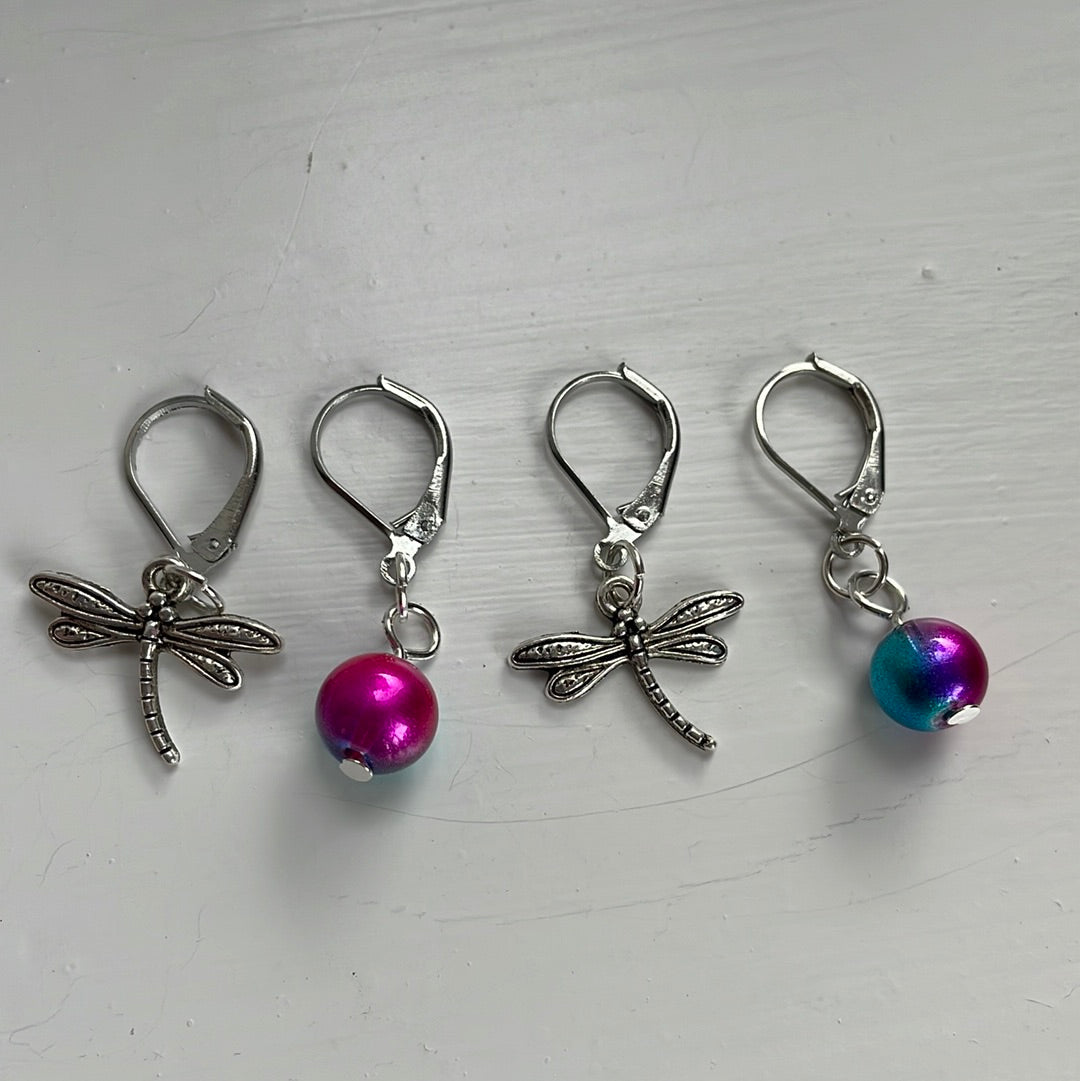 Dragonfly Stitch Marker Set