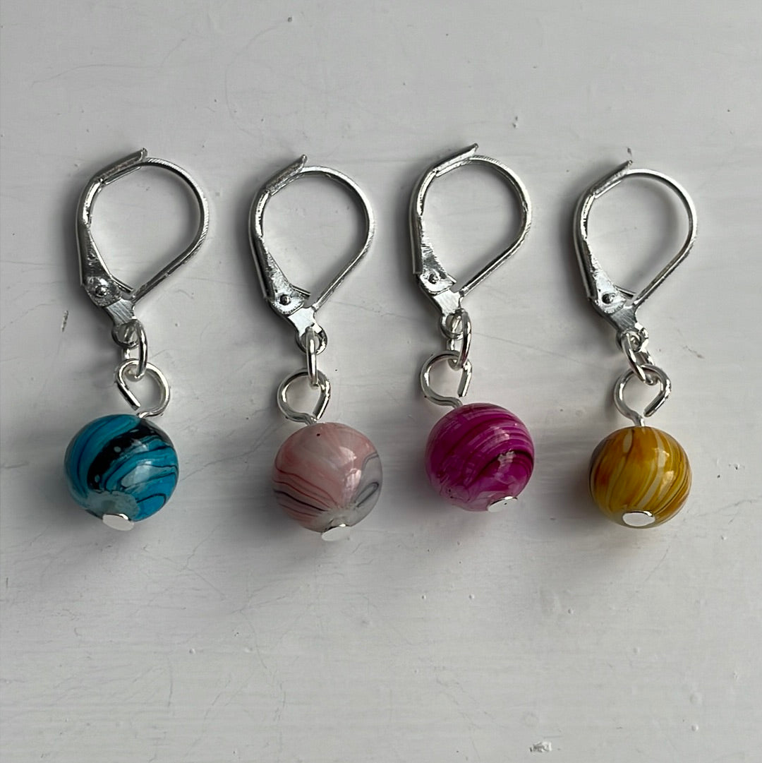 Harlequin Bead Stitch Markers