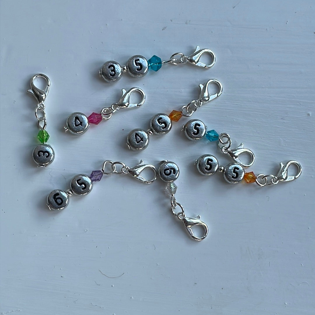 Hook Number Stitch Markers
