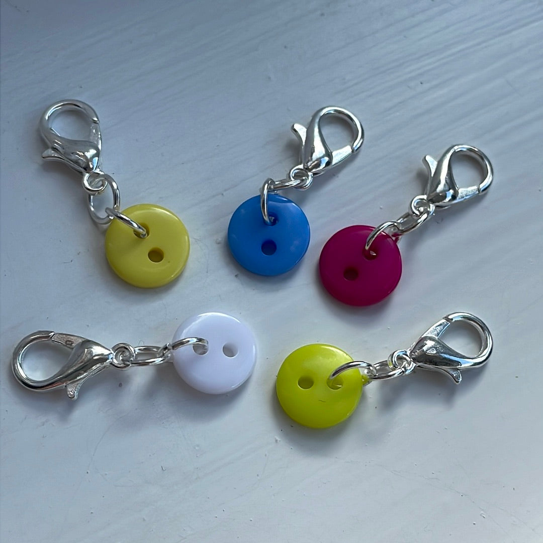 Cute as a Button Stitch Marker Set (set of 5)