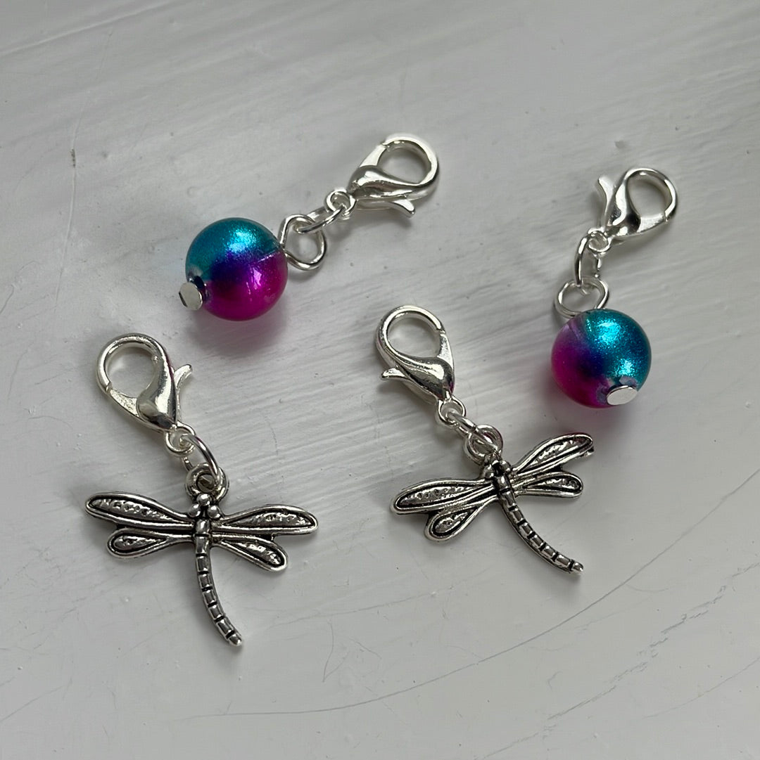 Dragonfly Stitch Marker Set