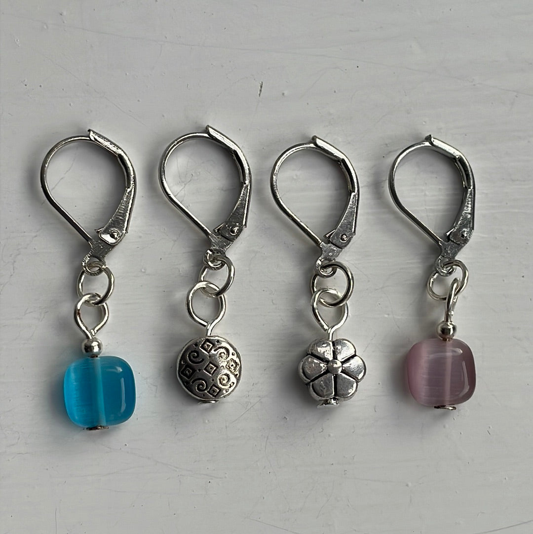 Cats Eye Charm Stitch Marker Set