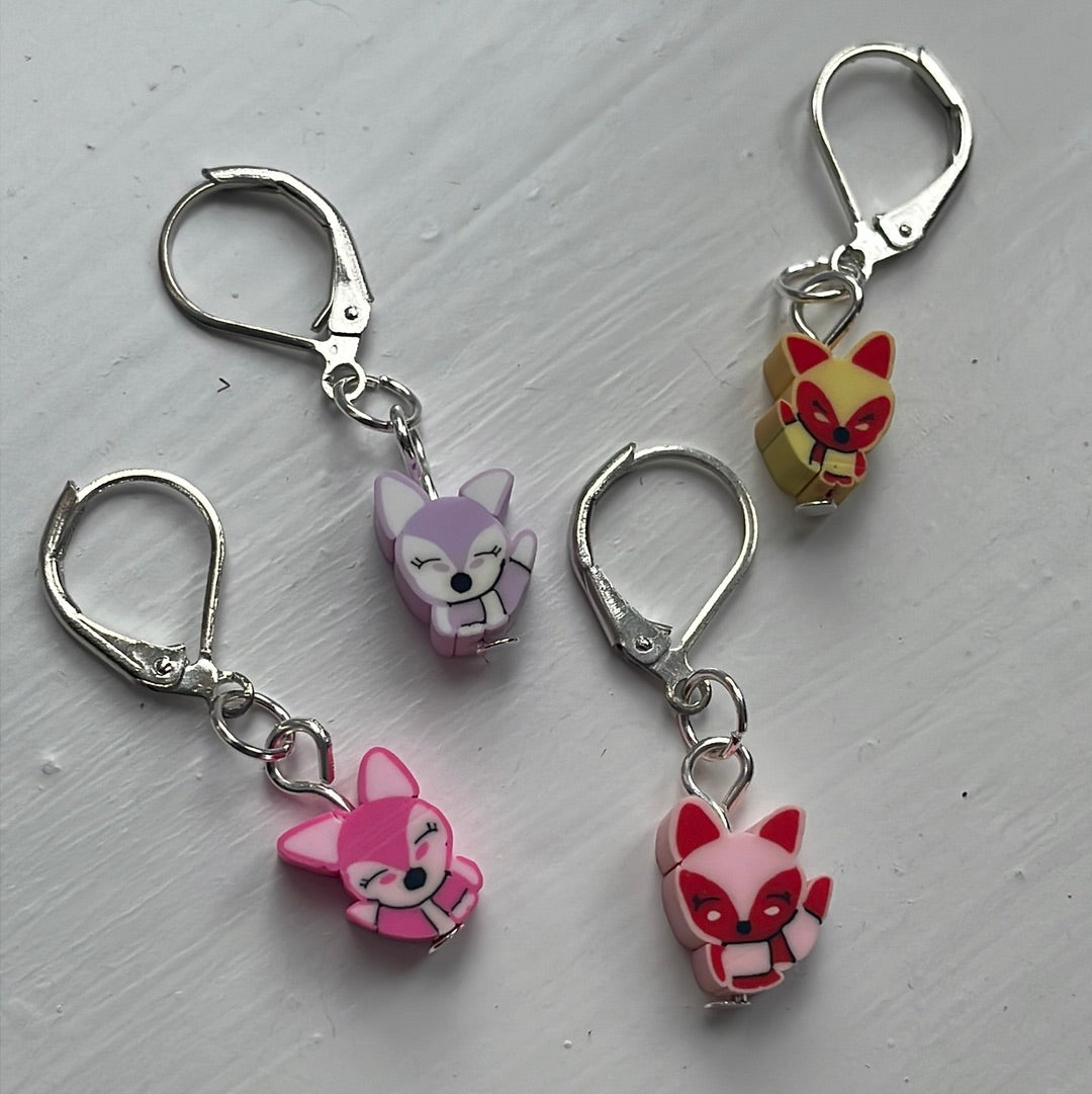 Foxy Stitch Markers