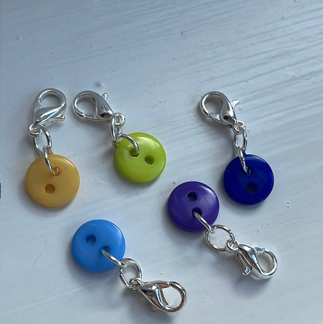 Cute as a Button Stitch Marker Set (set of 5)