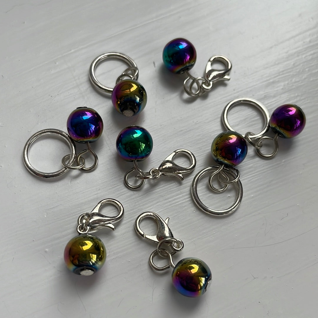 Galactic Bead Stitch Markers