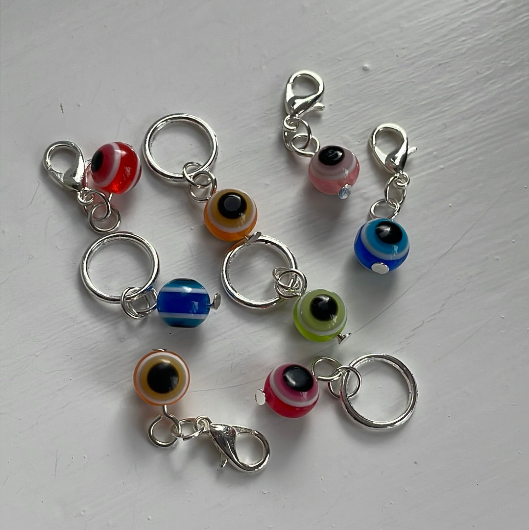 Bullseye Bead Stitch Markers