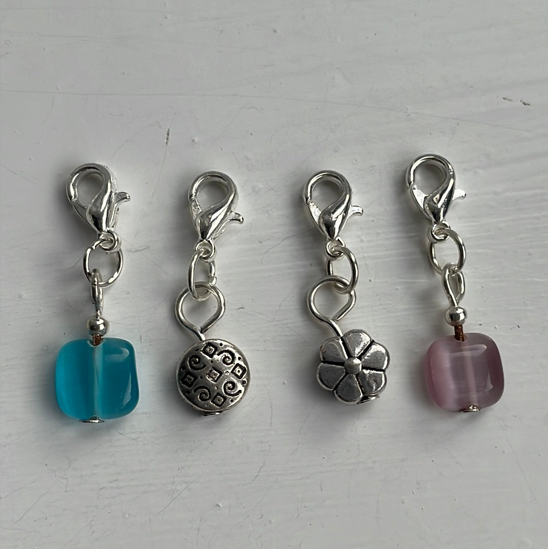 Cats Eye Charm Stitch Marker Set