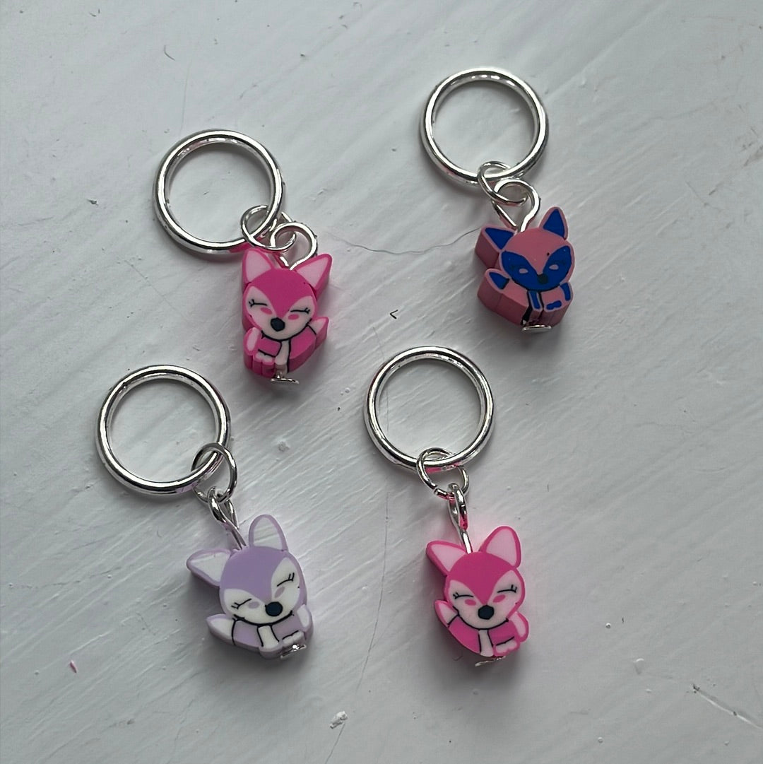 Foxy Stitch Markers