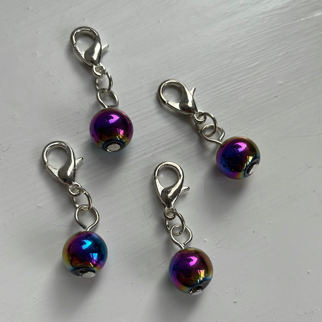 Galactic Bead Stitch Markers