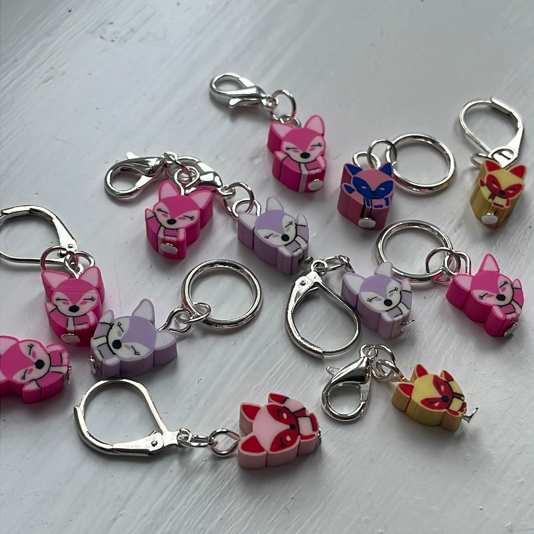 Foxy Stitch Markers